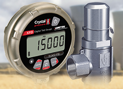 Pressure safety valve testing with an XP2i digital test gauge.